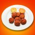 Falafel with Hummus (6 pieces) (V)